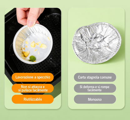 Combo da 40 Stampini in Alluminio Premium – Riutilizzabili, Ideali per Forno, Cottura al pore e Dolci Multifunzionali