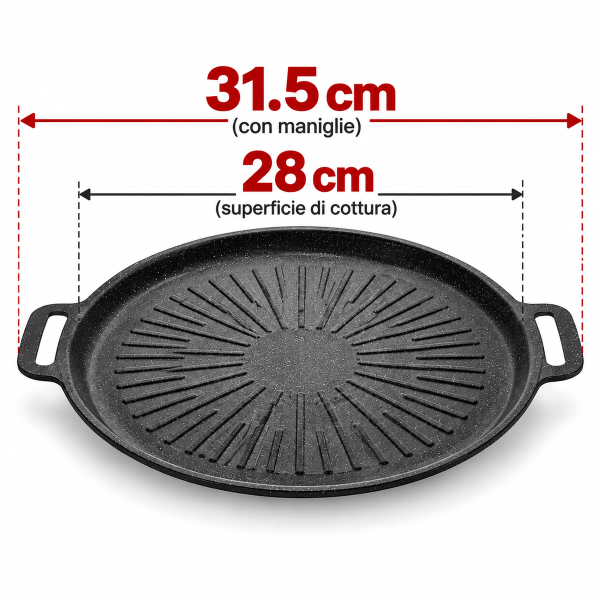 70% OFF| Padella antiaderente multiuso a 6 strati — adatta a gas, induzione, elettrico e infrarossi